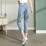 Весенние летние джинсы, штаны, высокая талия