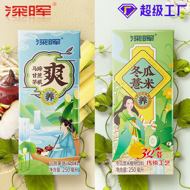 深晖饮料果蔬汁冬瓜薏米马蹄爽茅