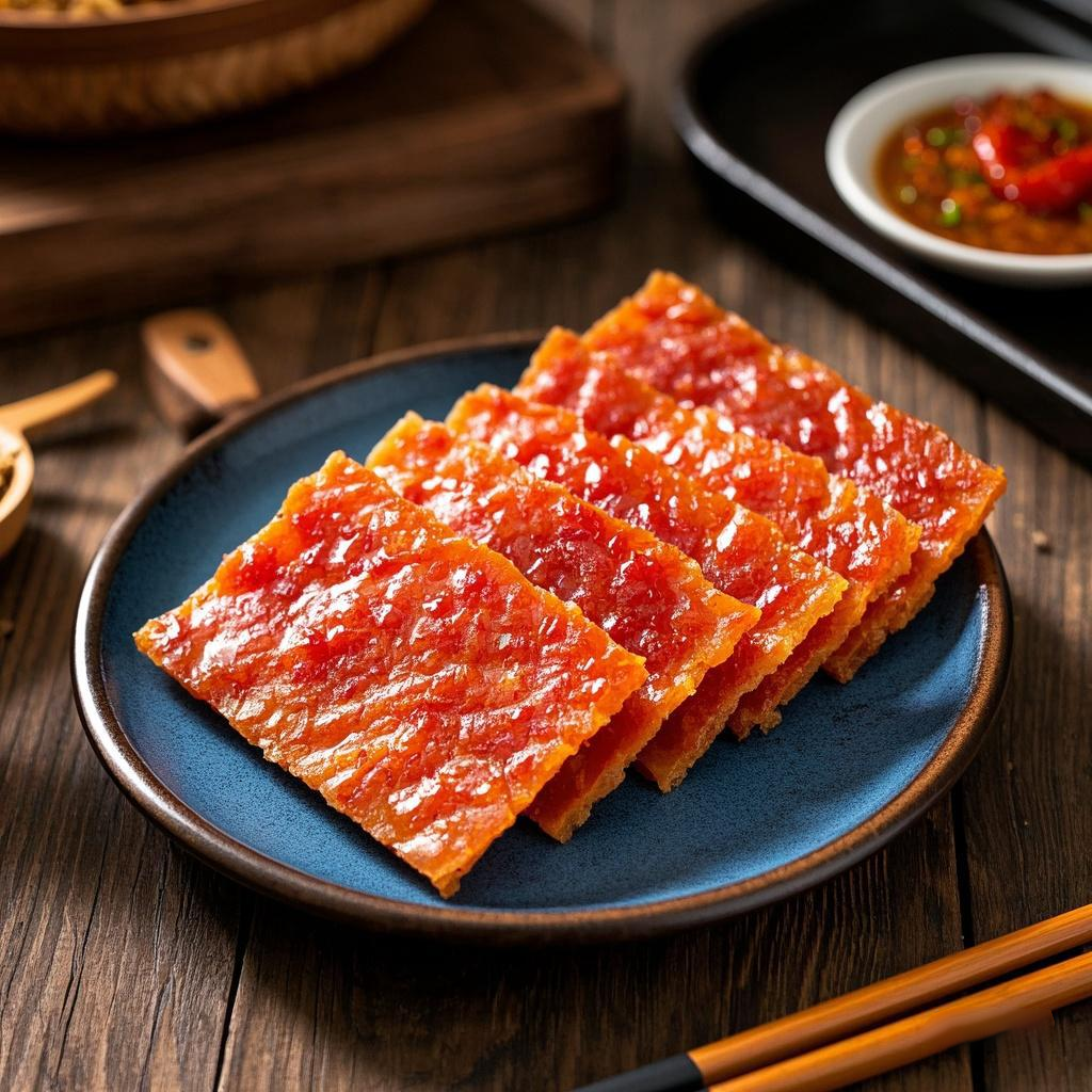 澳门特产炭烧猪肉脯原切大片肉脯蜜汁味黑椒香辣味即食零食猪肉干