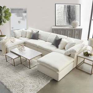 超宽坐深科技布沙发小户型乳胶羽绒客厅简约现代超软棉麻布艺沙发