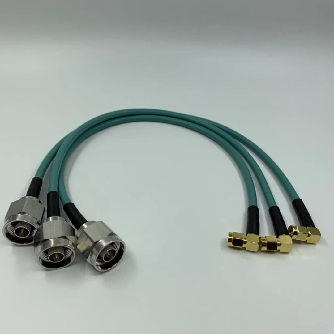 进口特氟龙镀银同轴线 信号线 高频率低损耗 N公转SMA公馈线8-16G