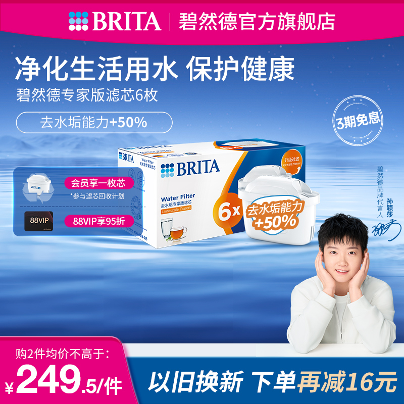 碧然德去水垢家用滤芯净水器