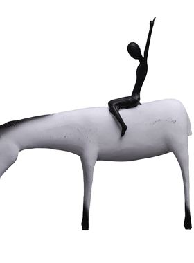 顾居简约马上成功客厅办公室摆件