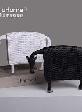 顾居客厅树脂简约马摆件