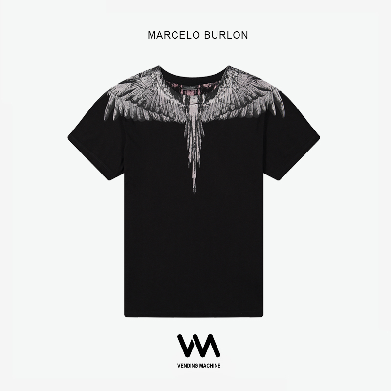 Marcelo Burlon 19ss teeº£ÍâÕýÆ·MBпîÑÒʯ³á°òÄÐŮͬ¿î¶ÌÐäTÐô