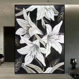 KASARO простая современная стеклянная мозаика на заказ для гостиной, прихожей, паркет, декоративное искусство, живопись, фон, настенная плитка