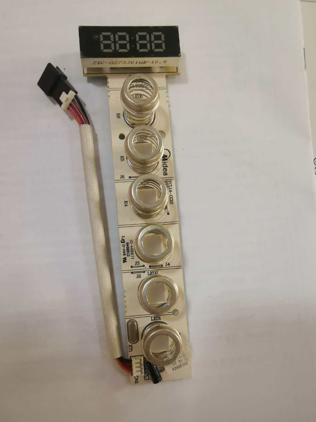 适用美的吸油烟机显示板按键板CXW-200-DJ560R/DJ370R YCL14-CC10