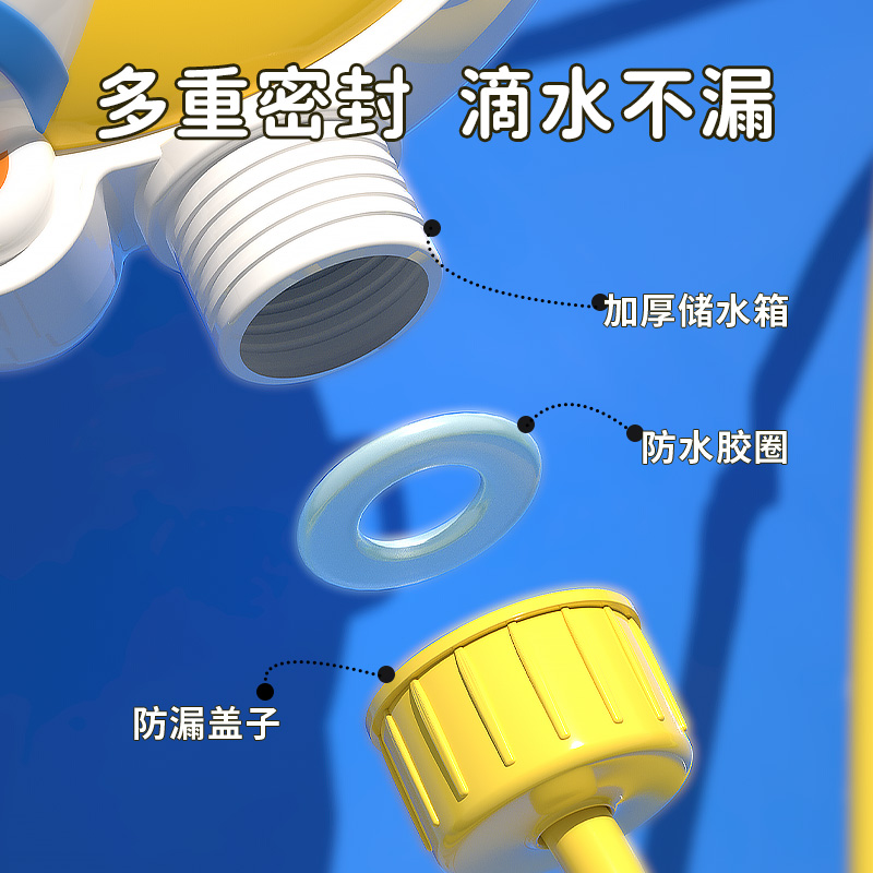 儿童水枪玩具抽拉式大容量洒748背包呲泚女水枪男喷孩小宝宝玩具