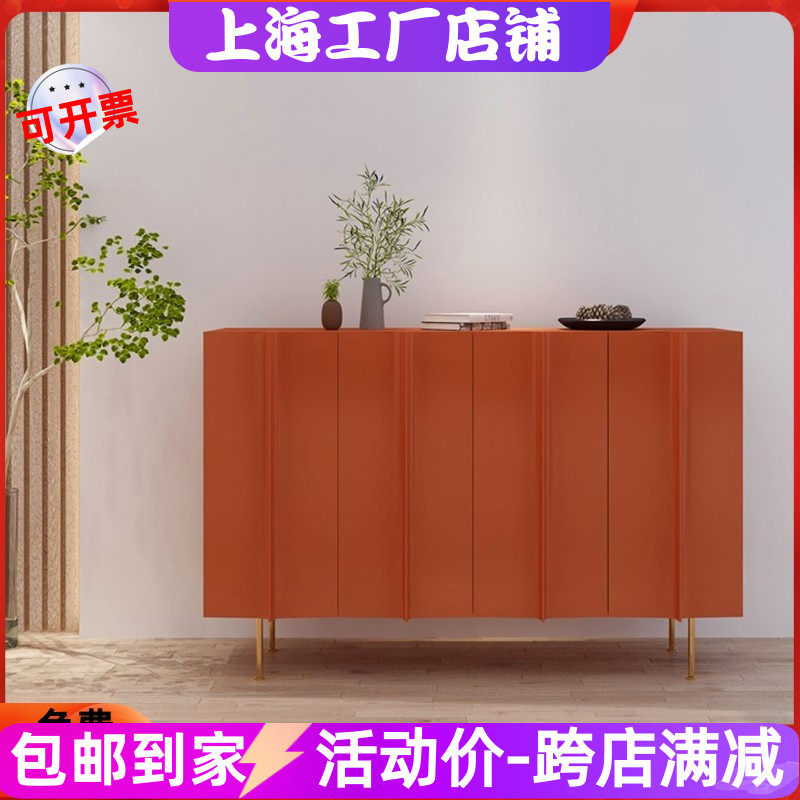 北欧钢琴烤漆餐边柜现代简约茶水柜个性艺术收纳柜网红储物柜整装