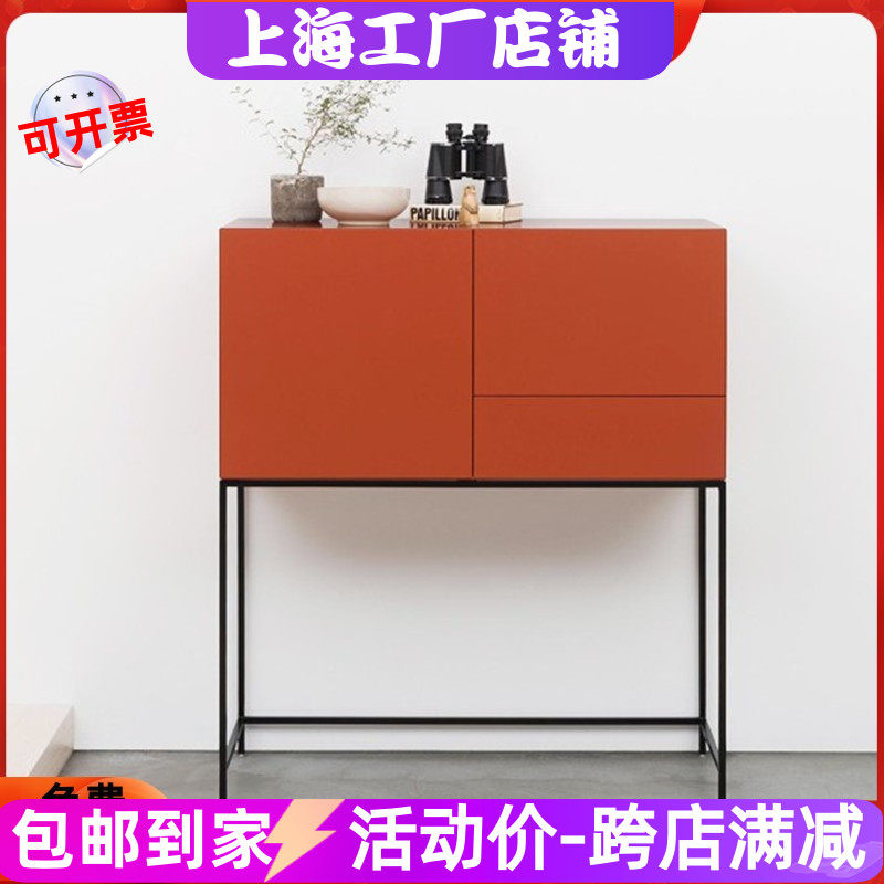 网红烤漆玄关柜现代简约创意入户门厅装饰柜个性边柜储物柜整装