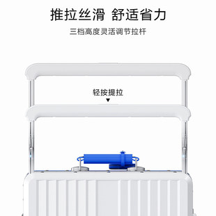 行李箱女2025新款 拉杆箱 20寸登机箱溜冰轮旅行箱铝框密码
