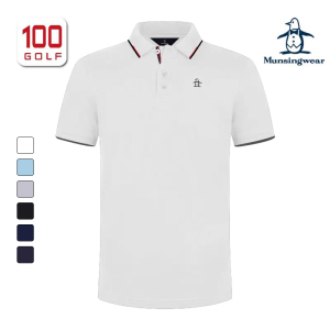 MUNSINGWEAR/万星威男士春夏高尔夫运动舒适翻领短袖Polo衫T恤
