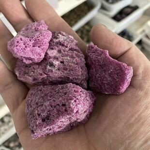 热销天然红刚玉原石原料毛料大块边料主打天然鱼缸花盆装饰装修