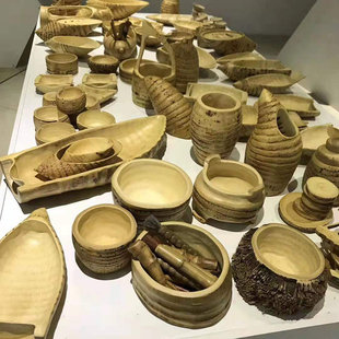 竹根果盘盘竹器超大根雕竹木工艺品创意果盘竹藤精品竹木创意餐具