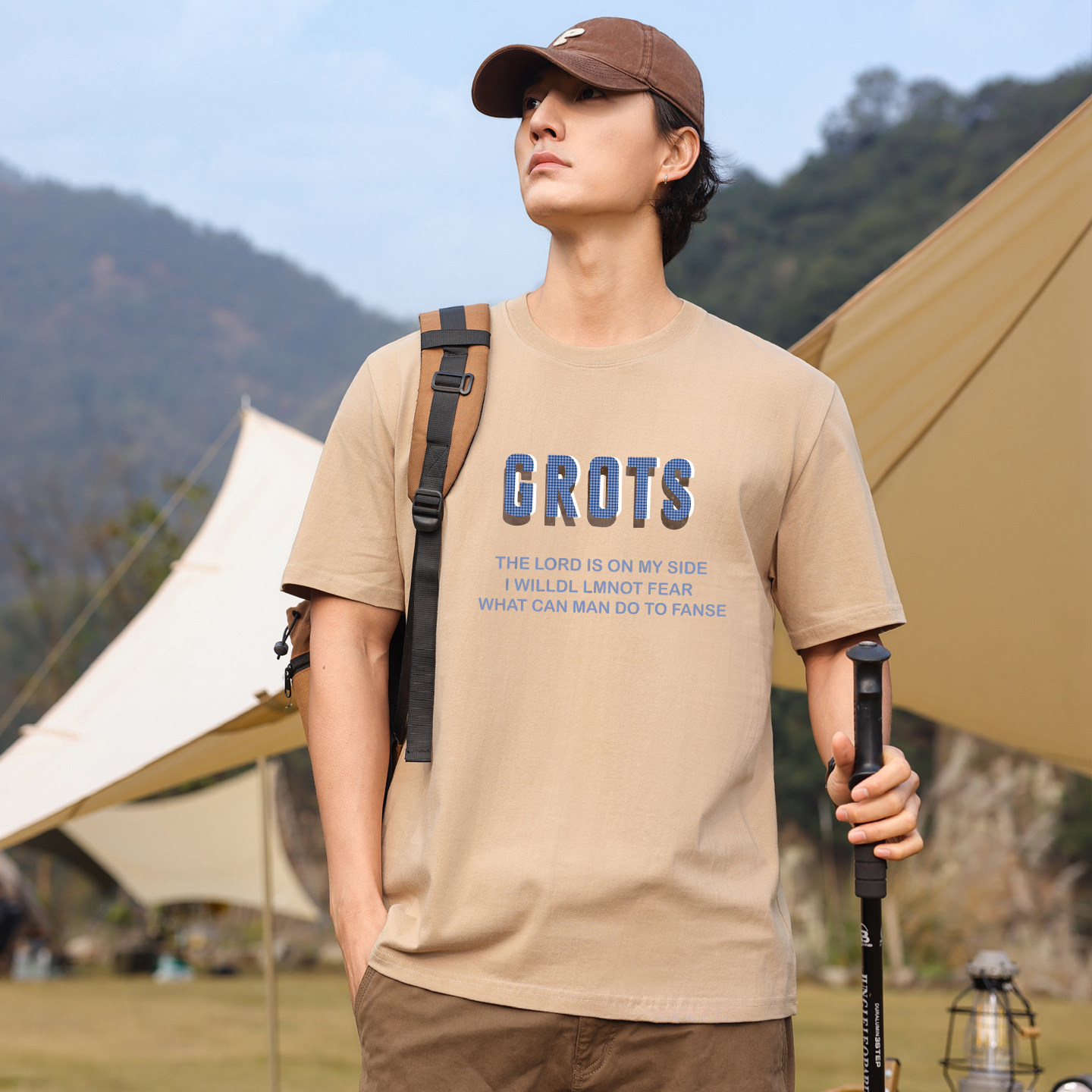 唐狮集团Desso重磅纯棉短袖T恤男女字母印花圆领宽松百搭潮流上衣