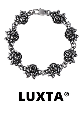 LUXTA男玫瑰龙做旧中国风手链