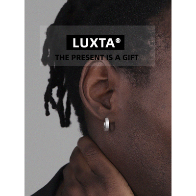 LUXTA原创纯银拉丝耳环