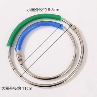 钥匙圈房东收纳钥匙盘环出租神器锁匙扣标记串管理包租婆分类圆盘