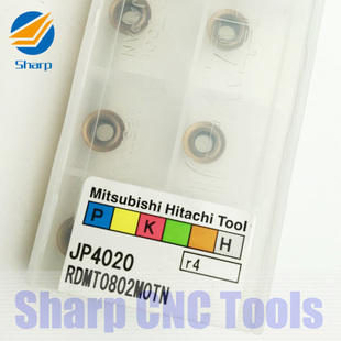 原装 日本日立RDMT0802MOTN JP4020 R4圆刀片数控刀粒R4铣刀片 正品
