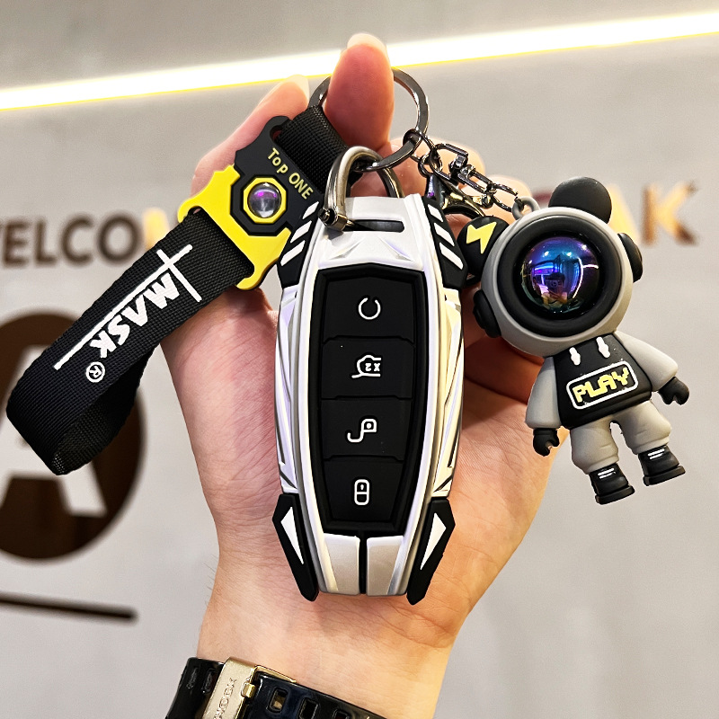 适用于比亚迪汉钥匙包套秦宋plus