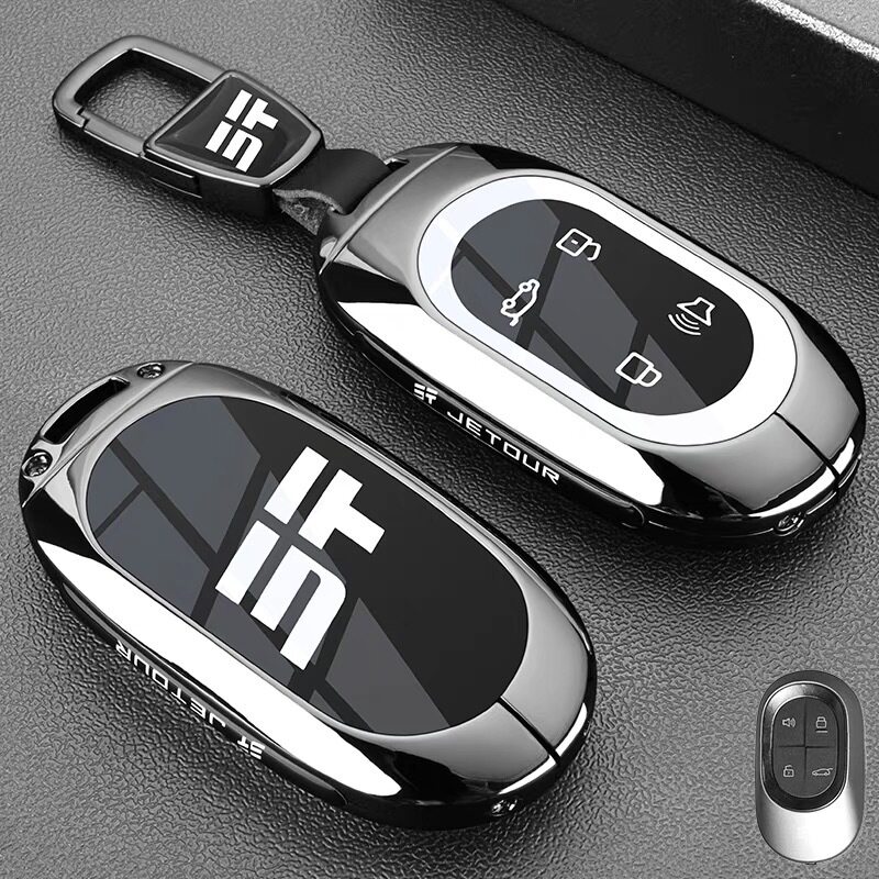 适用捷途山海L7钥匙套L8 Jetour Mountain Sea新款山海L9车包扣壳