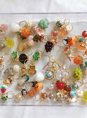 【记号扣】小小手作棒针编织工具原创设计记号扣闭口开口都可做