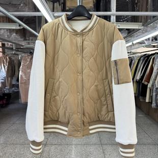 两面穿棉服女的短款25年春秋新款宽松复古夹克棒球服小个子外套女