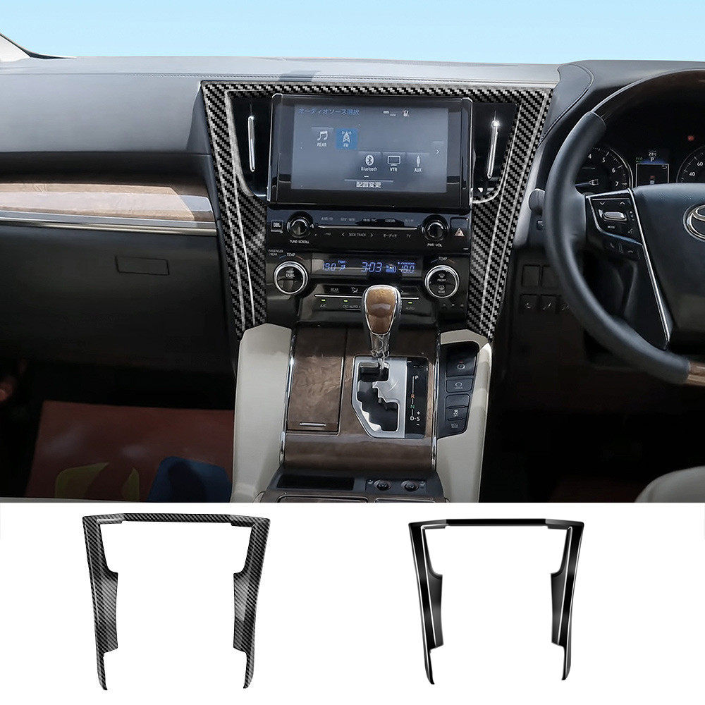 15-22款埃尔法VELLFIRE30系导航屏框中控装饰框中门饰条内饰贴片