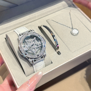 手表女轻奢小众时来运转五芒星满天星高级感腕表送女友生日礼物