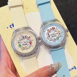 Linger手表女款 高颜值minini旋转摩天轮腕表 学生初高中2026新款