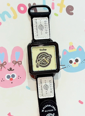 Linger手表女2025新款初高中学生ins风小众电子腕表男表情侣礼物