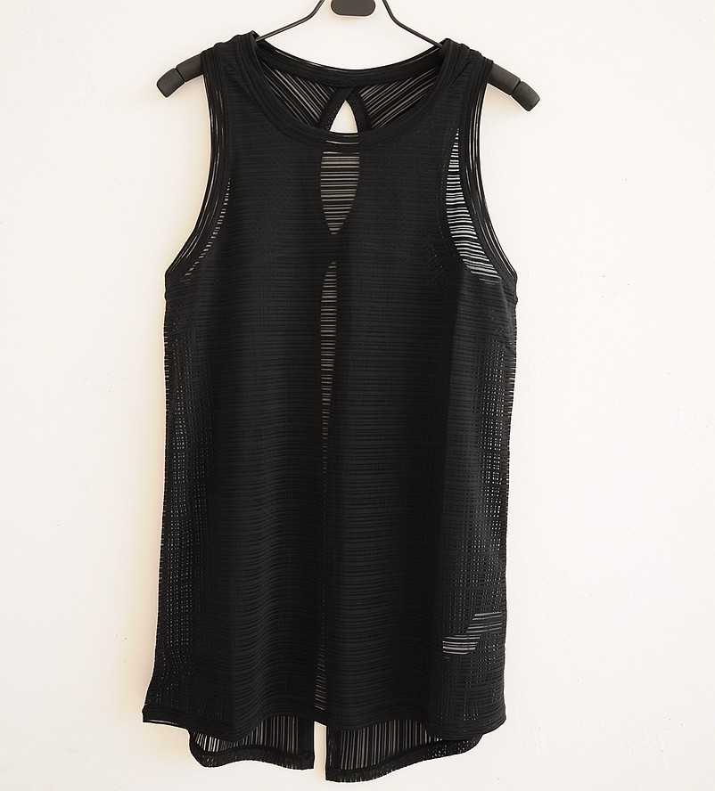 夏款性感镂空女宽松显瘦运动上衣