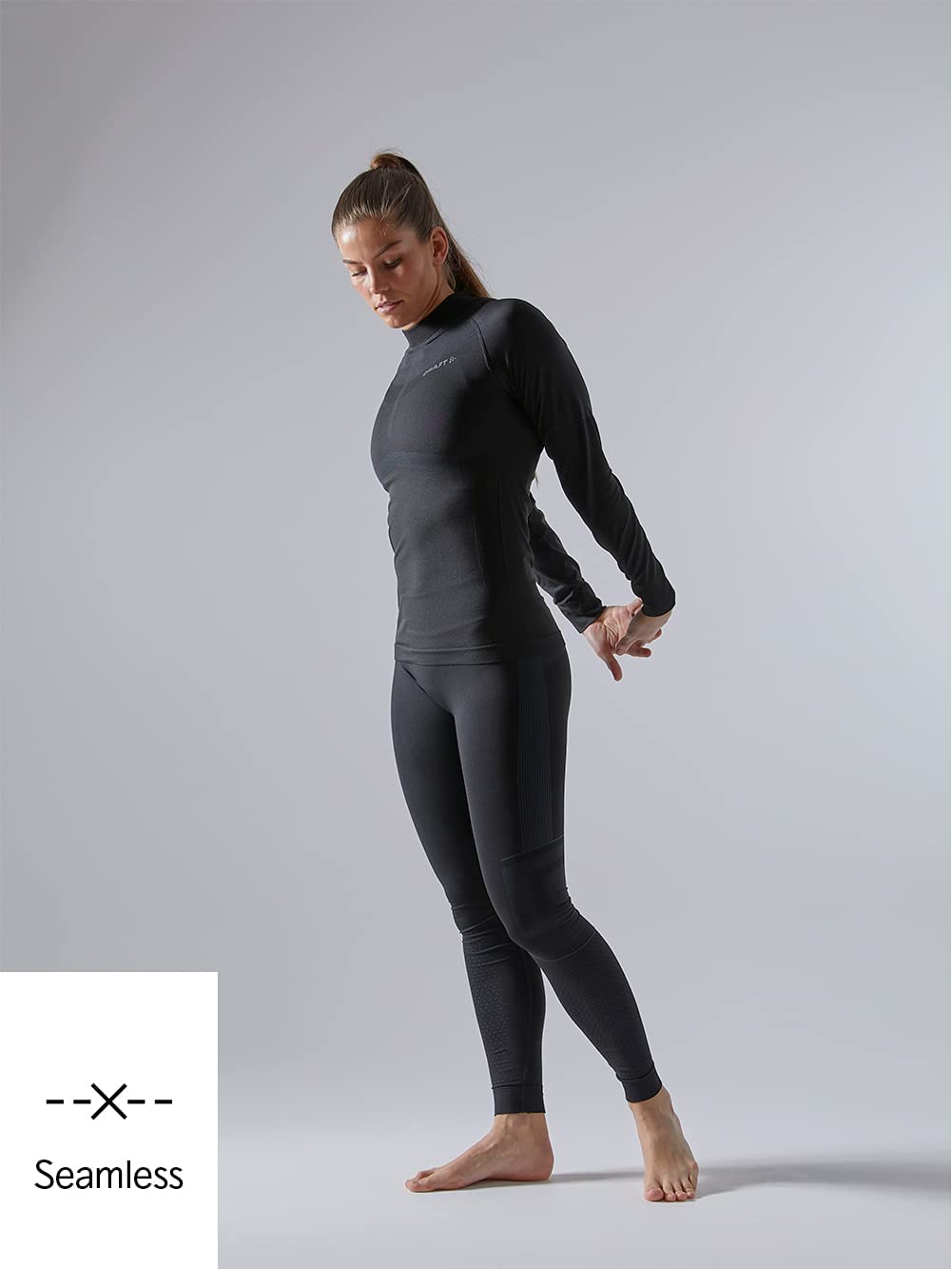 秋冬跑步滑雪健身专业速干套装