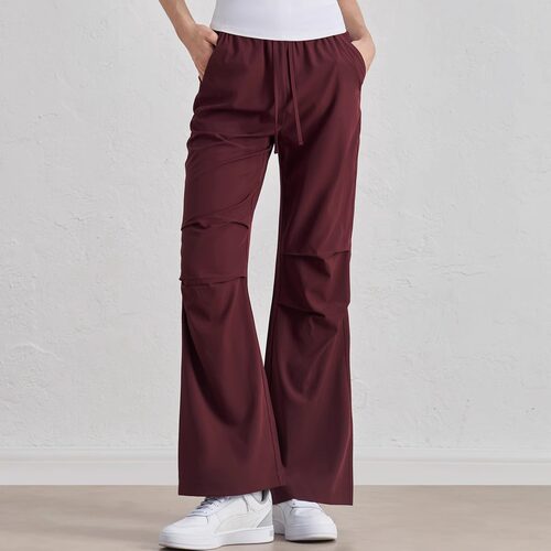 美式喇叭阔腿裤速干跑步登山裤