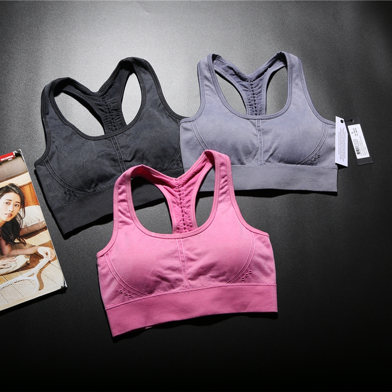 超美牛货!美国单!个性美背工字运动文胸女防震背心式瑜伽内衣