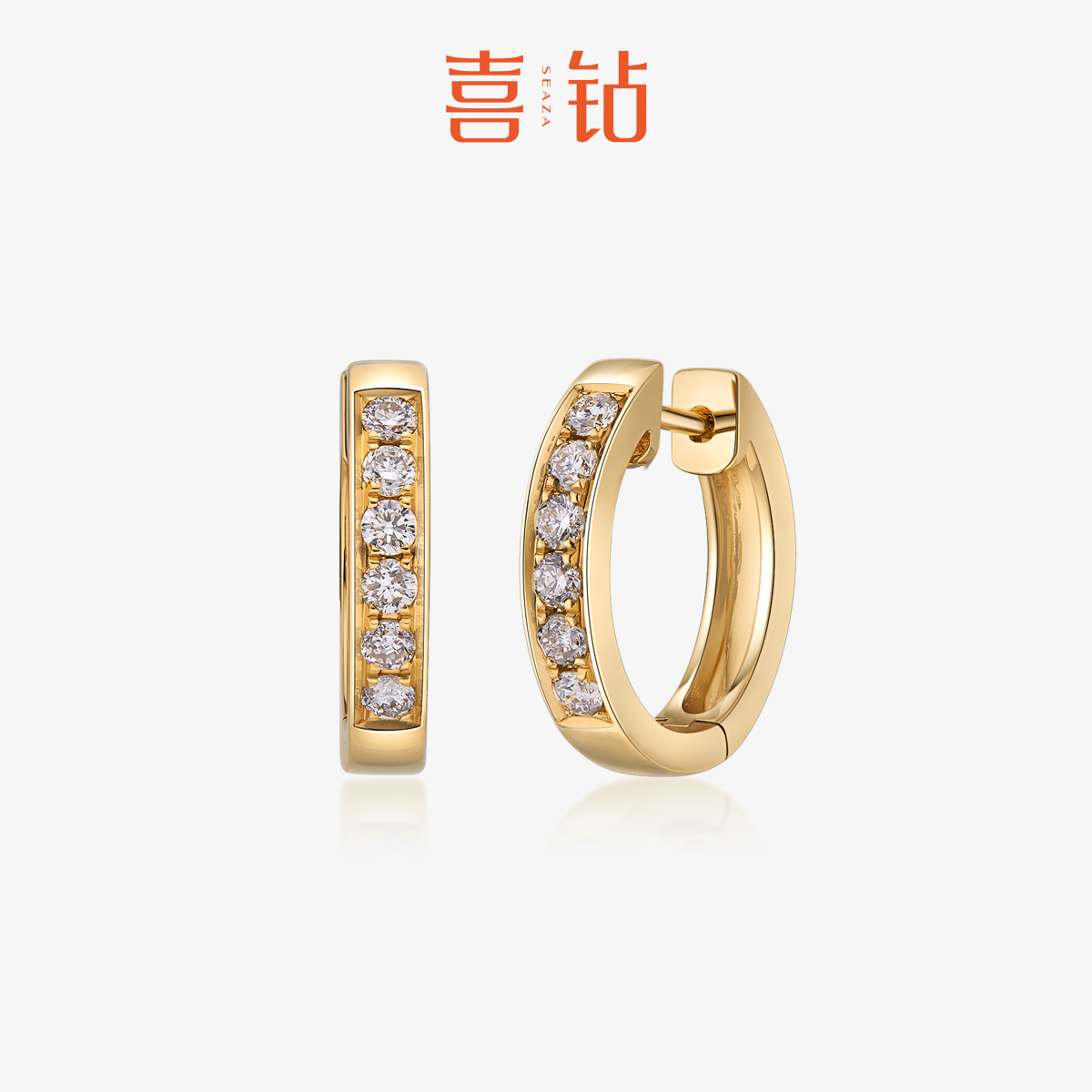 鉆石耳環女時尚小眾高級感真