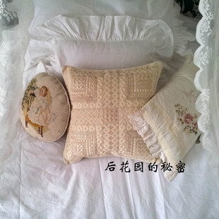 [2013.1月新]出口欧美全羊毛手工绣靠垫套（不含芯）[简欧小清新]