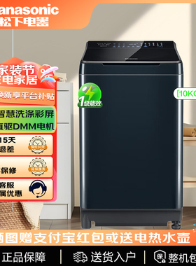 松下爱妻号波轮洗衣机10公斤全自动家用变频直驱XQB100-1U2R