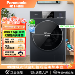 Panasonic/松下 XQG120-EGWZ0/EG2A0/ND2AE 12公斤洗烘一体洗衣机