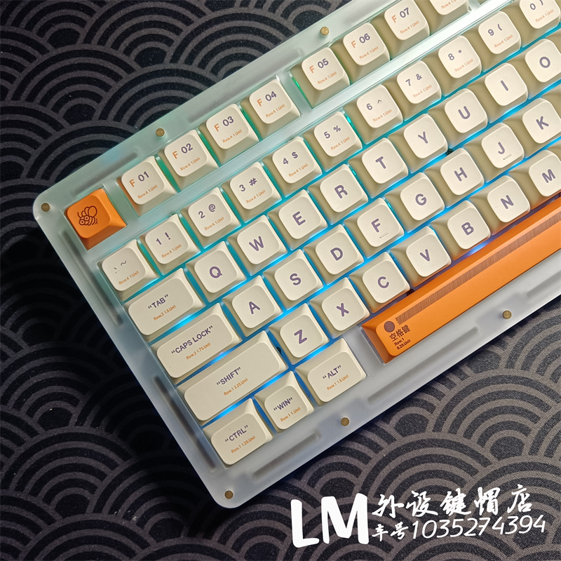 塑料主题机械键盘键帽XDA高度141键PBT热升华键帽创意68/84/87/98