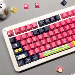 涂鸦小皱菊机械键盘键帽PBT材质五面热升华原厂高度迈从/ace68ATK