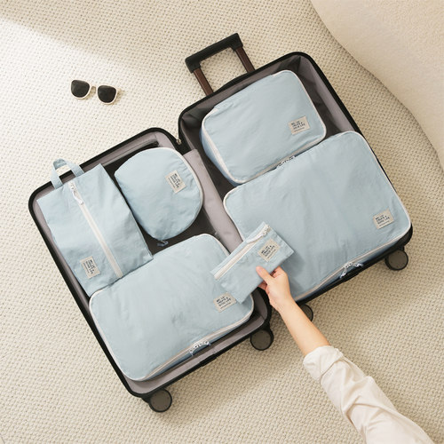 旅行收纳袋防水行李箱衣物分装袋旅游衣服内衣内裤出差便携整理包