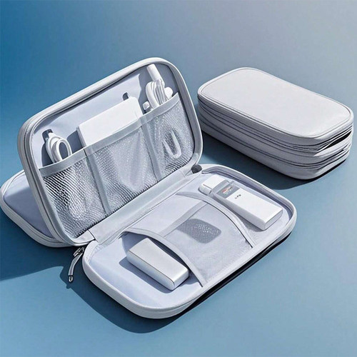 数据线收纳包充电器移动电源手机硬盘U盘充电线耳机袋数码整理包