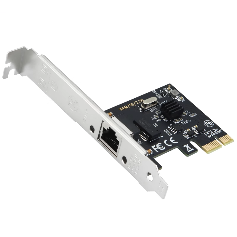PCIE转2.5G千兆网卡无盘PXE启动8125BG台式机网络适配器高速游戏电竞2500M/1000M自适应有线RJ45接口以太网卡