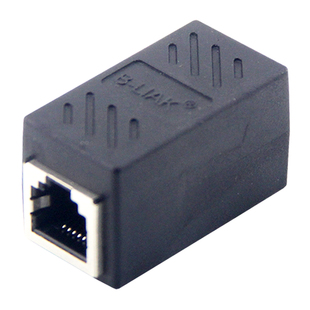 电话线对接头 RJ11连接头直通头 电话水晶头连接器延长 6P6C直通