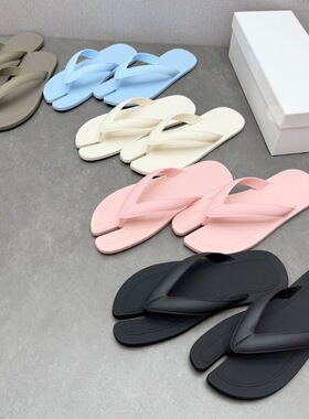 莞产外贸款TPU分趾人字拖~时尚休闲懒人沙滩夏季女拖夹脚平底女鞋