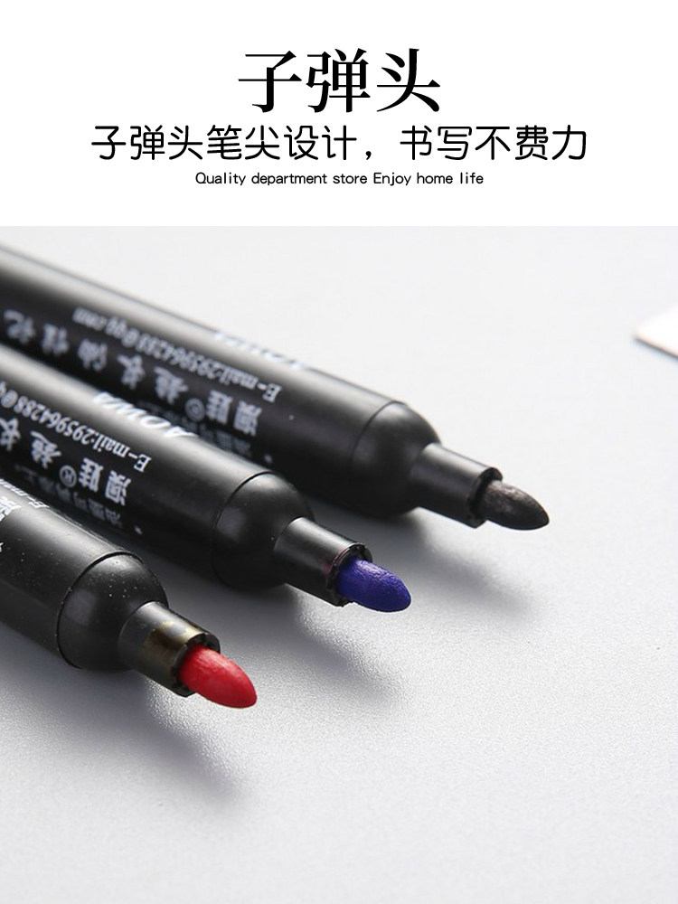 세라믹 타일용 마커 펜 산업용 방수 및 내유성 퇴색되지 않는 후크 라인 속건성 펜 유성 특급 배송 대형 헤드 두꺼운 펜 지울 수 없음