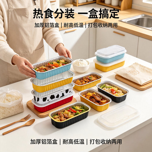 空气炸锅锡纸碗铝箔可重复