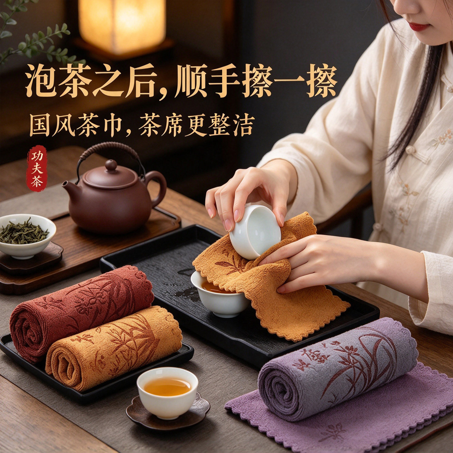茶巾茶布高档吸水毛巾