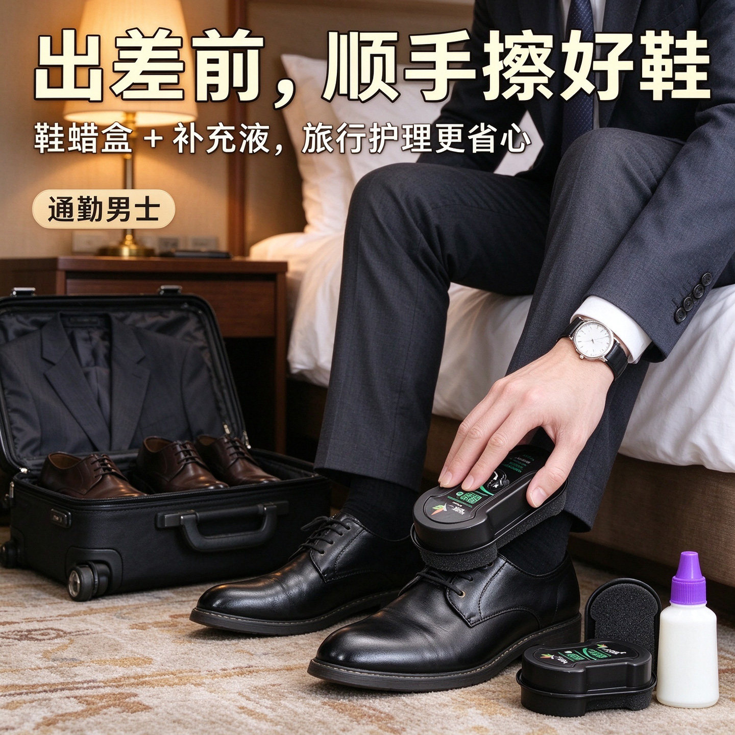 鞋擦皮鞋油无色增亮保养护理